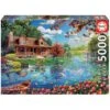 Educa - Puzzle 5000 Pièces - Chalet Au Bord Du Lac -Millejouets educa puzzle 5000 pieces chalet au bord du lac