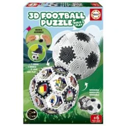 Educa - Puzzle Ball 3D 32 Pièces - Ballon De Foot
