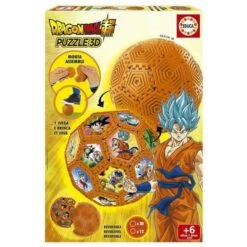 Educa - Puzzle Ball 3D 32 Pièces - Dragon Ball