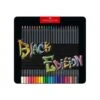 Faber-Castell - Beaux Arts - Black Edition - Pochette De 24 Crayons De Couleur -Millejouets faber castell beaux arts black edition pochette de 24 crayons de couleur