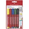 Faber-Castell - Beaux Arts - Blister De 5 Marqueurs Pour T-Shirt -Millejouets faber castell beaux arts blister de 5 marqueurs pour t shirt