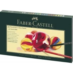 Faber-Castell - Beaux Arts - Coffret Mixed Media Polychromos - 24 Crayons De Couleur