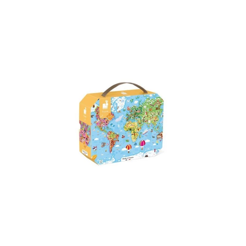 Janod - Puzzle Géant 300 Pièces - Mappemonde 3 Janod - Puzzle Géant 300 Pièces - Mappemonde