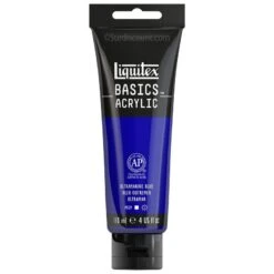 Lefranc Bougeois - Beaux Arts - Peinture Acrylique - Bleu Outremer Foncé - 118ml