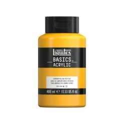 Lefranc Bourgeois - Beaux Arts - Peinture Acrylique - Jaune Cadmium Foncé - 400ml