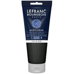 Lefranc Bourgeois - Peinture Acrylique Fine - 200ml - Noir De Mars