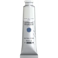 Lefranc Bourgeois - Peinture Huile - 40 Ml - Blanc De Titane Zinc