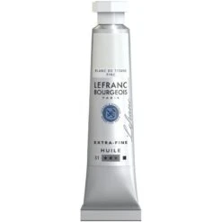 Lefranc Bourgeois - Peinture Huile Extra Fine - 20ml - Blanc De Titane Zinc