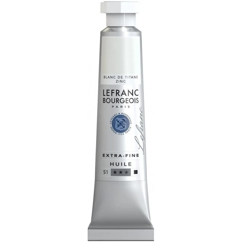 Lefranc Bourgeois - Peinture Huile Extra Fine - 20ml - Blanc De Titane Zinc 3 Lefranc Bourgeois - Peinture Huile Extra Fine - 20ml - Blanc De Titane Zinc