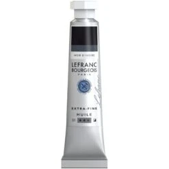 Lefranc Bourgeois - Peinture Huile Extra Fine - 20ml - Noir D'ivoire