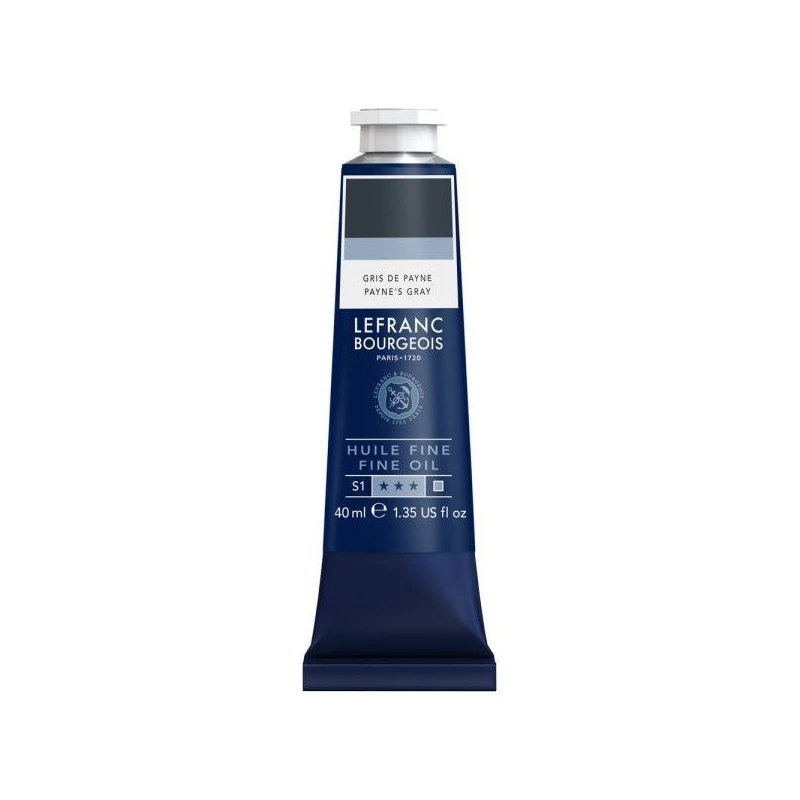 Lefranc Bourgeois - Peinture Huile Fine - Gris De Payne - 40ml 3 Lefranc Bourgeois - Peinture Huile Fine - Gris De Payne - 40ml