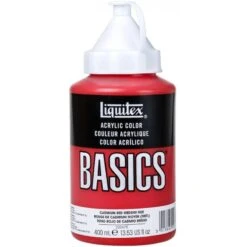 Liquitex - Peinture Acrylique - 400ml - Rouge Cadmium Moyen