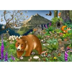 Piatnik Michèle Wilson - Puzzle D'art En Bois - 100 Pièces - En Montagne - Ruyer