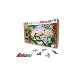 Piatnik Michèle Wilson - Puzzle D'art En Bois - 100 Pièces - La Jungle