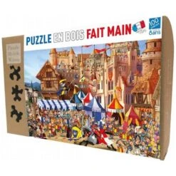 Piatnik Michèle Wilson - Puzzle D'art En Bois - 100 Pièces - Le Tournoi