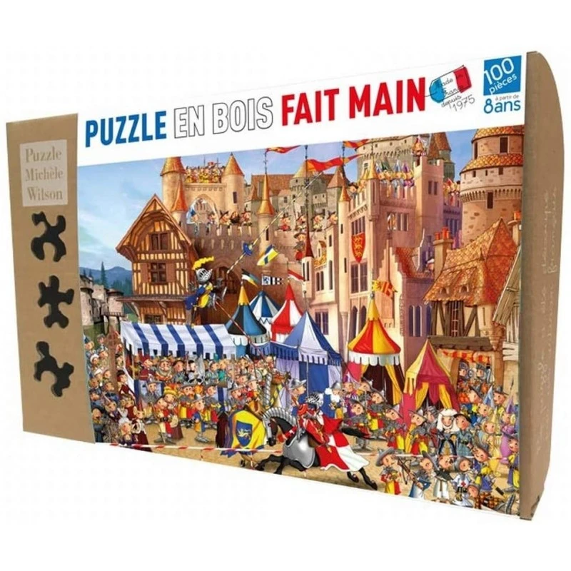 Piatnik Michèle Wilson - Puzzle D'art En Bois - 100 Pièces - Le Tournoi 3 Piatnik Michèle Wilson - Puzzle D'art En Bois - 100 Pièces - Le Tournoi