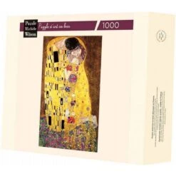 Piatnik Michèle Wilson - Puzzle D'art En Bois - 1000 Pièces - Le Baiser - Klimt