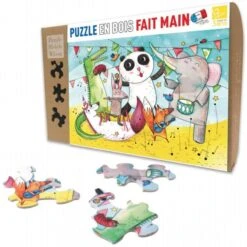 Piatnik Michèle Wilson - Puzzle D'art En Bois - 12 Pièces - Le Concert Des Animaux