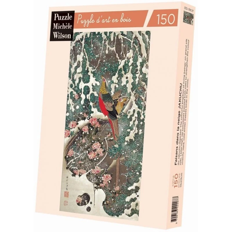 Piatnik Michèle Wilson - Puzzle D'art En Bois - 150 Pièces - Faisans Dans La Neige 3 Piatnik Michèle Wilson - Puzzle D'art En Bois - 150 Pièces - Faisans Dans La Neige