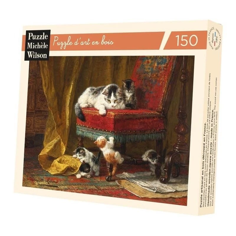 Piatnik Michèle Wilson - Puzzle D'art En Bois - 150 Pièces - La Fierté D'une Mère - Ronner Knip 3 Piatnik Michèle Wilson - Puzzle D'art En Bois - 150 Pièces - La Fierté D'une Mère - Ronner Knip