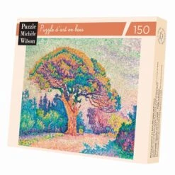 Piatnik Michèle Wilson - Puzzle D'art En Bois - 150 Pièces - Le Pin - Signac