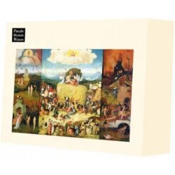 Piatnik Michèle Wilson - Puzzle D'art En Bois - 1500 Pièces - La Charrette De Foin - Bosch
