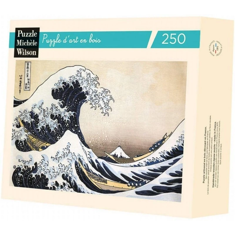 Piatnik Michèle Wilson - Puzzle D'art En Bois - 250 Pièces - La Grande Vague - Hokusai 3 Piatnik Michèle Wilson - Puzzle D'art En Bois - 250 Pièces - La Grande Vague - Hokusai