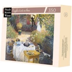 Piatnik Michèle Wilson - Puzzle D'art En Bois - 350 Pièces - Le Déjeuner - Claude Monet