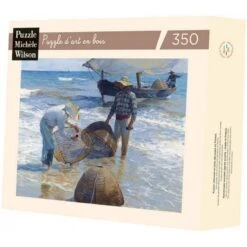 Piatnik Michèle Wilson - Puzzle D'art En Bois - 350 Pièces - Les Pêcheurs - Sorolla