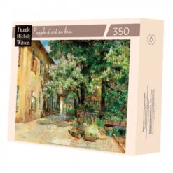 Piatnik Michele Wilson - Puzzle D'art En Bois - 350 Pièces - Vue De La Cour
