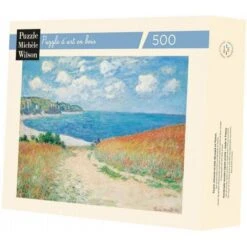 Piatnik Michèle Wilson - Puzzle D'art En Bois - 500 Pièces - Chemin Dans Les Blés - Monet