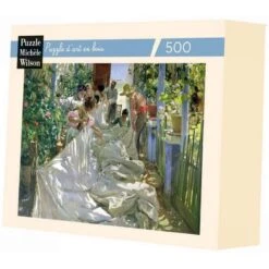 Piatnik Michèle Wilson - Puzzle D'art En Bois - 500 Pièces - En Cousant La Voile - Sorolla
