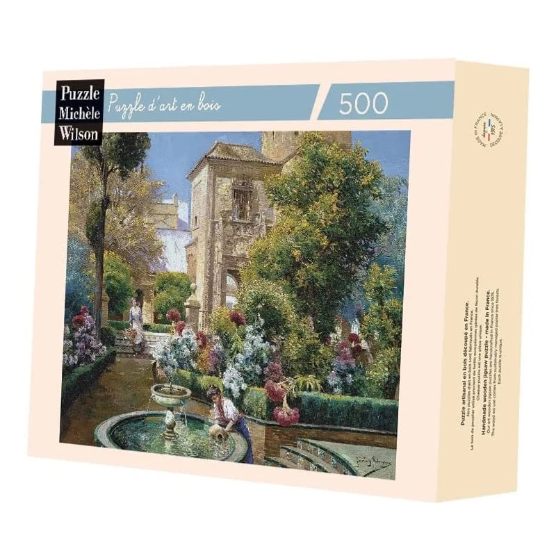Piatnik Michèle Wilson - Puzzle D'art En Bois - 500 Pièces - La Fontaine De L'Alcazar - Rodriguez 3 Piatnik Michèle Wilson - Puzzle D'art En Bois - 500 Pièces - La Fontaine De L'Alcazar - Rodriguez