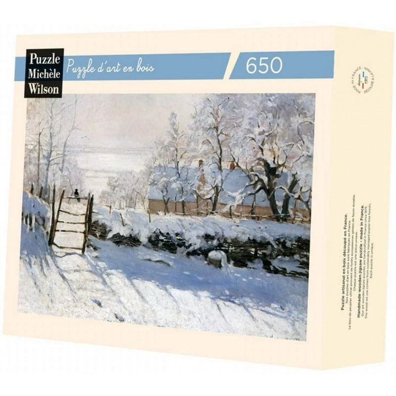 Piatnik Michèle Wilson - Puzzle D'art En Bois - 650 Pièces - La Pie - Monet 3 Piatnik Michèle Wilson - Puzzle D'art En Bois - 650 Pièces - La Pie - Monet