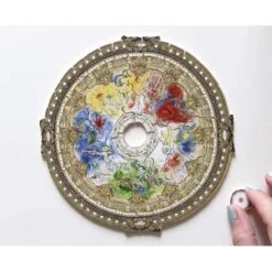Piatnik Michèle Wilson - Puzzle D'art En Bois - 80 Pièces - Plafond De L Opéra De Paris - Chagall