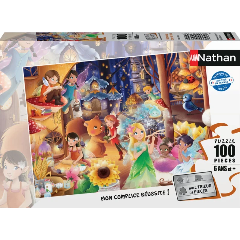 Nathan - Puzzle 100 Pièces - Bienvenue Chez Les Fées 3 Nathan - Puzzle 100 Pièces - Bienvenue Chez Les Fées