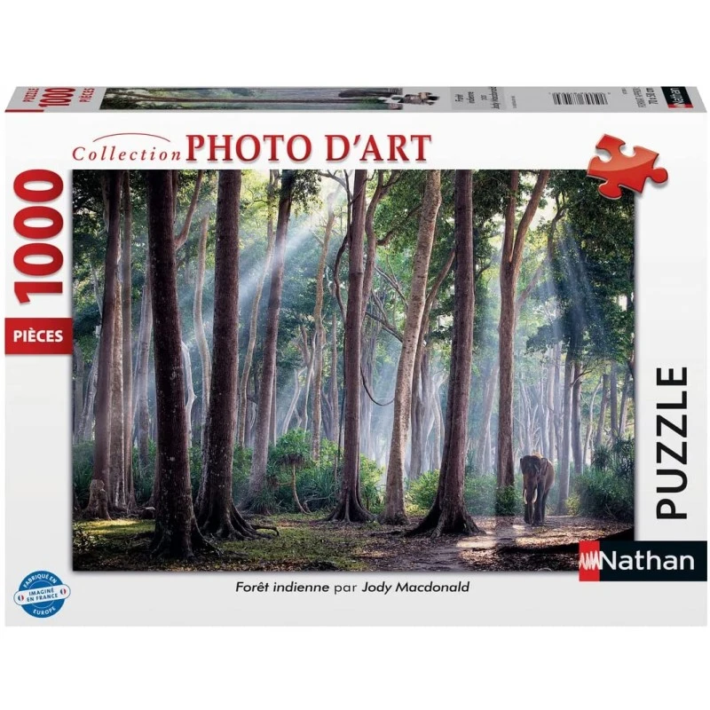 Ravensburger Nathan - Puzzle 1000 Pièces - Forêt Indienne 3 Ravensburger Nathan - Puzzle 1000 Pièces - Forêt Indienne
