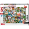 Ravensburger Nathan - Puzzle 1000 Pièces - Les Albums D'Astérix -Millejouets nathan puzzle 1000 pieces les albums d asterix