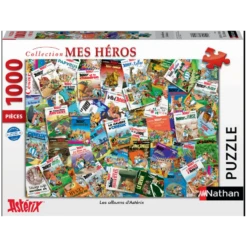Ravensburger Nathan - Puzzle 1000 Pièces - Les Albums D'Astérix