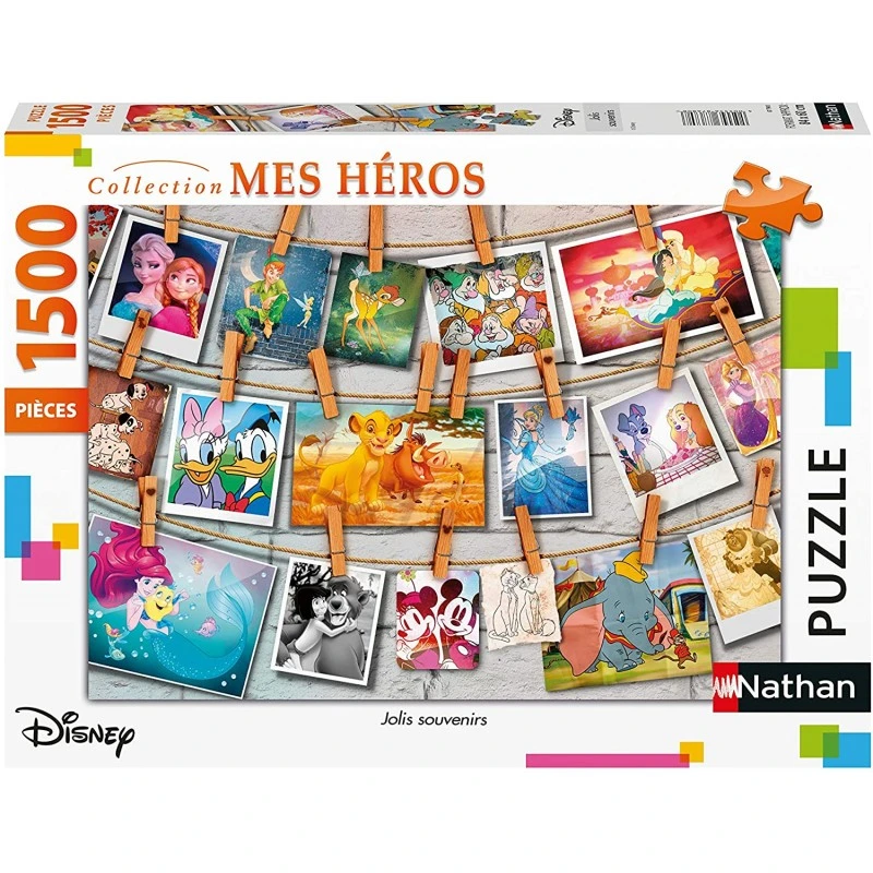 Ravensburger Nathan - Puzzle 1500 Pièces - Jolis Souvenirs - Disney 3 Ravensburger Nathan - Puzzle 1500 Pièces - Jolis Souvenirs - Disney