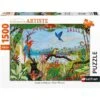 Ravensburger Nathan - Puzzle 1500 Pièces - Jungle Animée - Alain Thomas -Millejouets nathan puzzle 1500 pieces jungle animee alain thomas