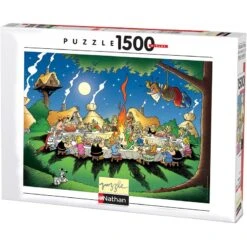 Ravensburger Nathan - Puzzle 1500 Pièces - Le Banquet - Astérix