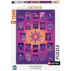 Ravensburger Nathan - Puzzle 1500 Pièces - Tarot Et Divination - Coralie Fau