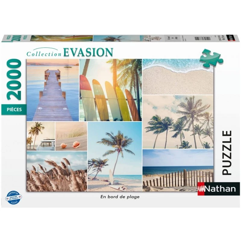 Ravensburger Nathan - Puzzle 2000 Pièces - En Bord De Plage 3 Ravensburger Nathan - Puzzle 2000 Pièces - En Bord De Plage