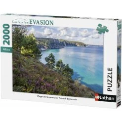 Ravensburger Nathan - Puzzle 2000 Pièces - Plage De Crozon