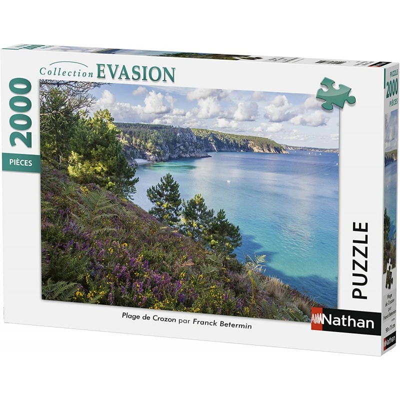 Ravensburger Nathan - Puzzle 2000 Pièces - Plage De Crozon 3 Ravensburger Nathan - Puzzle 2000 Pièces - Plage De Crozon