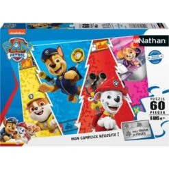 Ravensburger Nathan - Puzzle 60 Pièces - La Pat'Patrouille Colorée