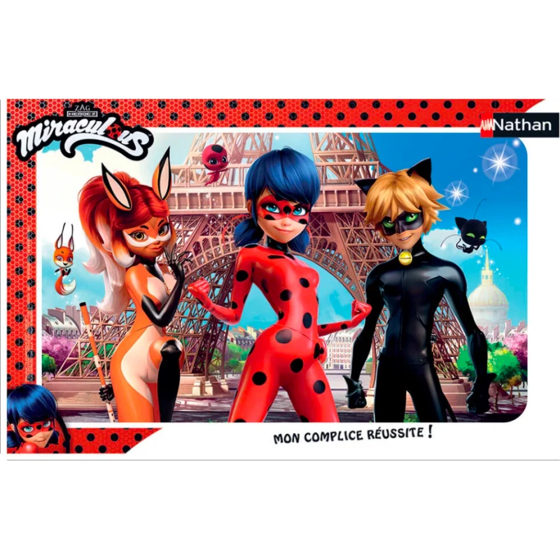 Ravensburger Nathan - Puzzle Cadre 15 Pièces - Ladybug, Chat Noir Et Rena Rouge - Miraculous 3 Ravensburger Nathan - Puzzle Cadre 15 Pièces - Ladybug, Chat Noir Et Rena Rouge - Miraculous