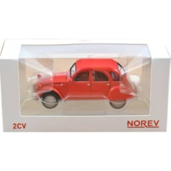 Norev - Véhicule Miniature - Citroen 2cv 1978 Rouge - 1:43
