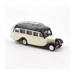 Norev - Véhicule Miniature - Citroën U23 Autocar 1947 Cream & Black 1:87
